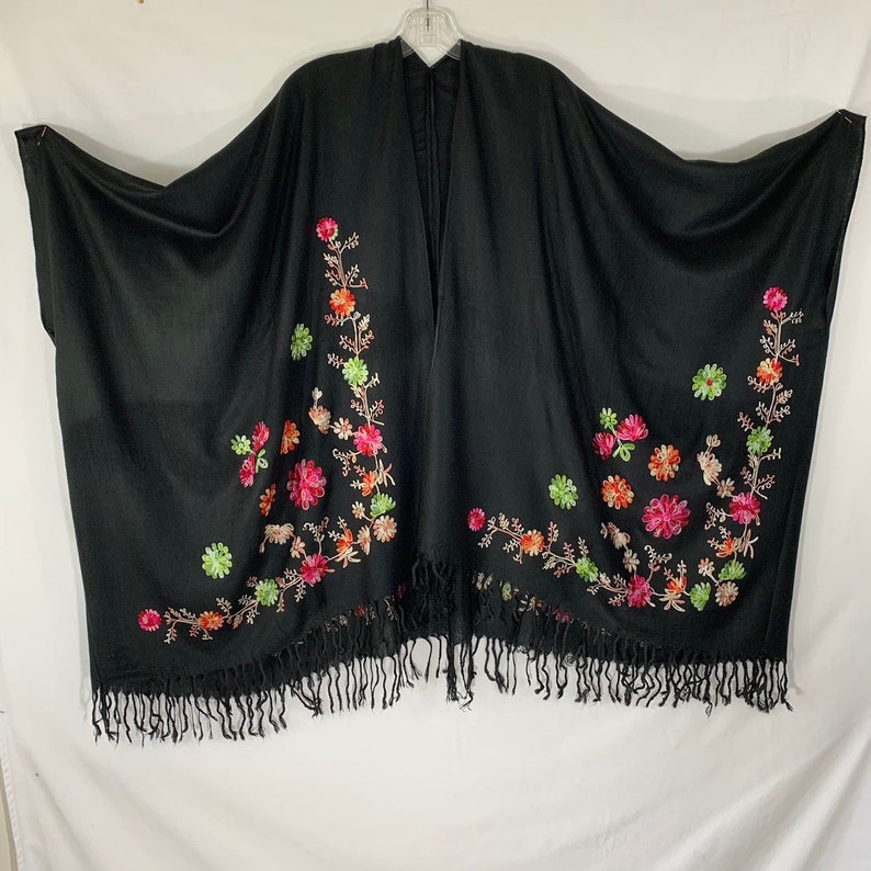 embroidered pashmina
