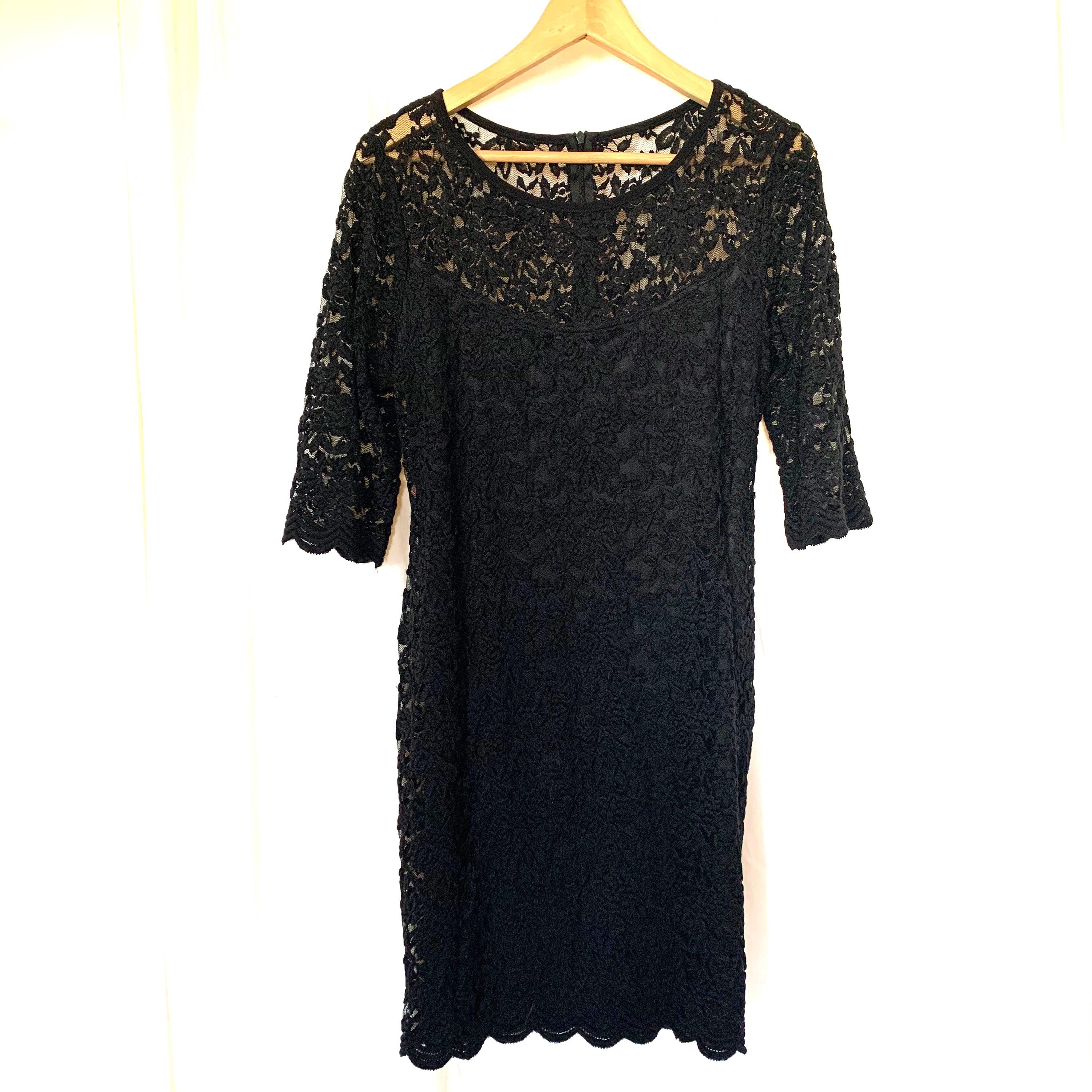ワンピース elfelfelfarchives LACE LINED DRESS elfelfelf archives☆LACE LINED DRESS elfelfelf Archives