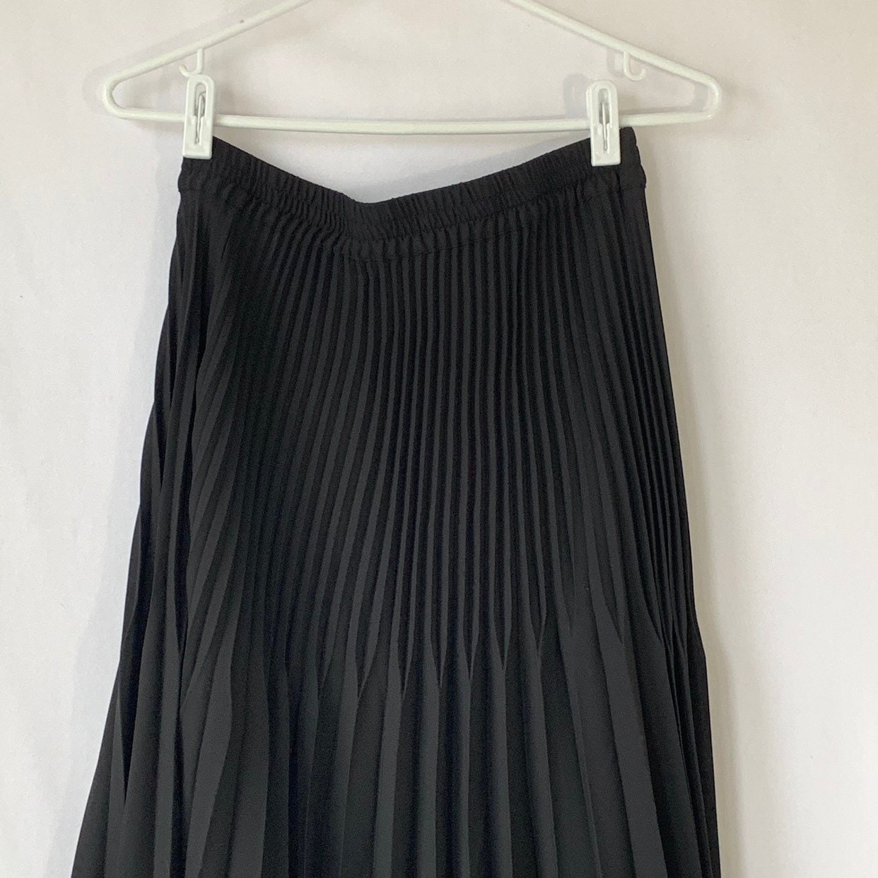 Max Studio Classic Pleated Skirt Womens MAXI Black Skirt | Etsy