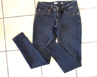 Vintage Low Rise Skinny Jeans, Medium Blue Denim, BENCH UK, 27/30