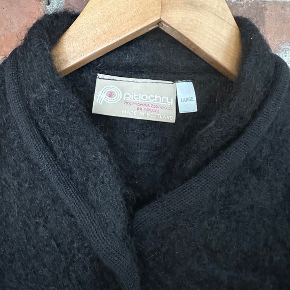 Scottish Mohair jacket Cardigan, Fuzzy texture , … - image 7