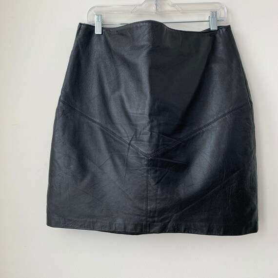 Leather top skirt europe