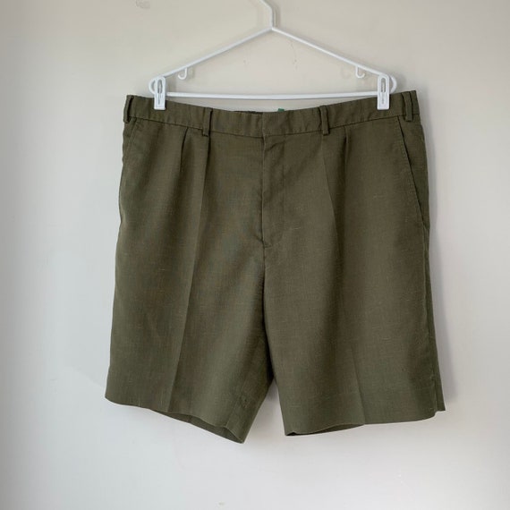 Vintage Islander Linen Shorts Khaki men's Summer H