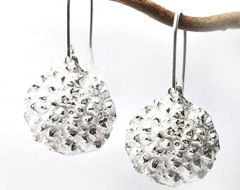 925/1000 silver earrings Litchi dangling, vegetable woman drop earrings
