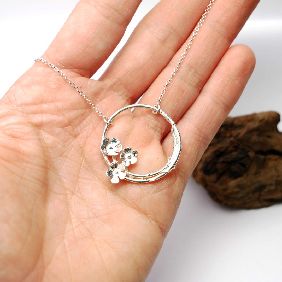 Collier - Argent pendentif cerises en pierres cz - CHS588 main image 1