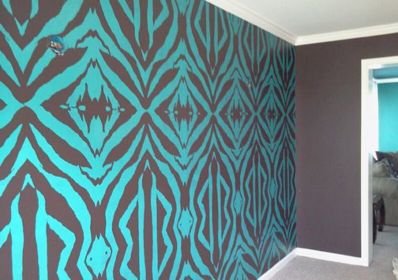 Zebra Stencil Set 2 very large stencils 15 x Etsy