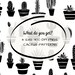 Cactus Seamless Pattern Pack, Black and White Cactus Background ...