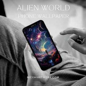 Alien World Phone Wallpaper/background Set 4 Instagram Story ...