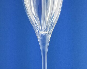 STUART Waterford Crystal Gold Rim Warwick Water or Wine Glass Goblet (s)  8-7/8&quot; nice weight 12 available