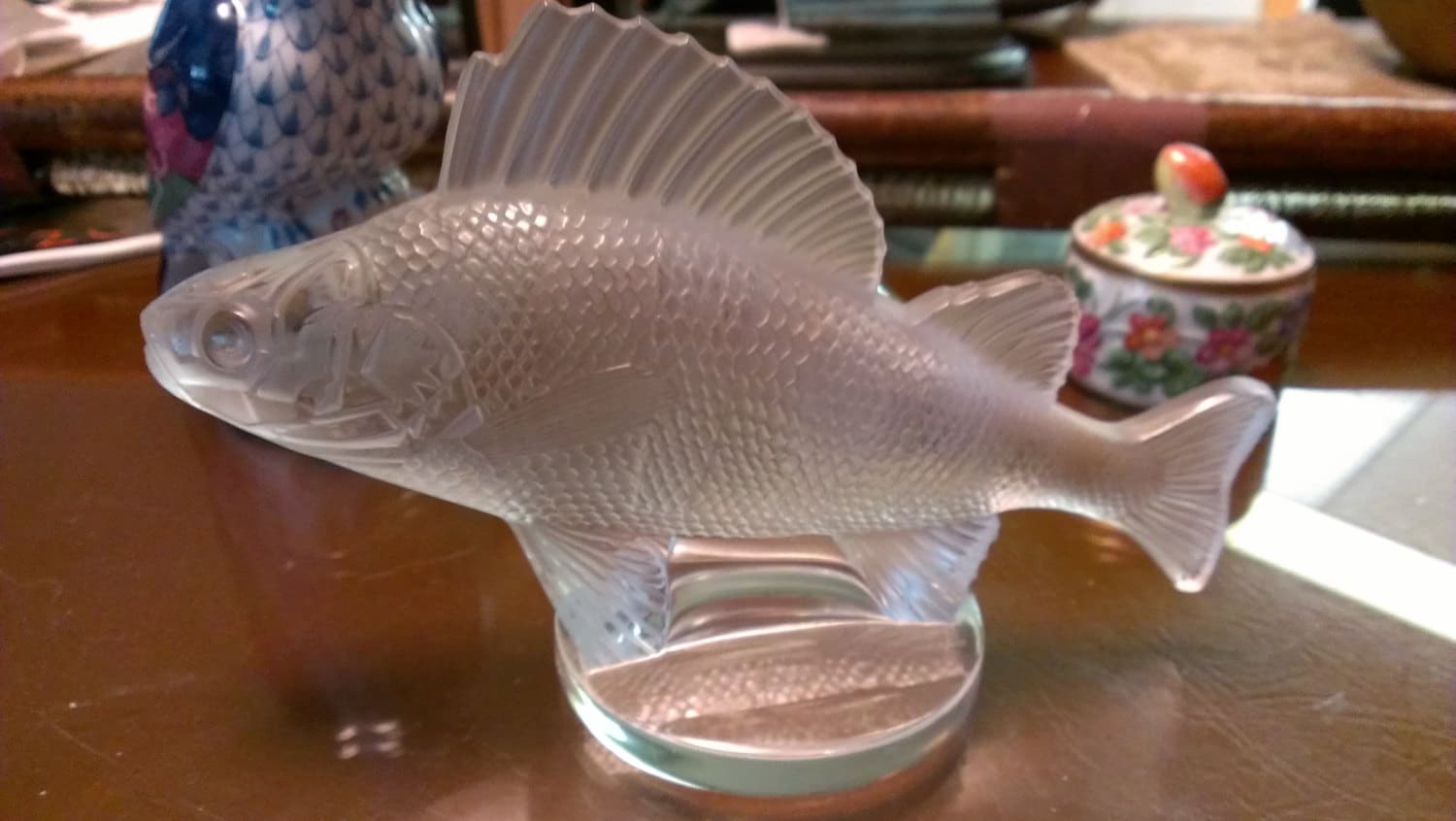 Lalique Perche Fish Mascot Hood Ornament Paperweight Etsy