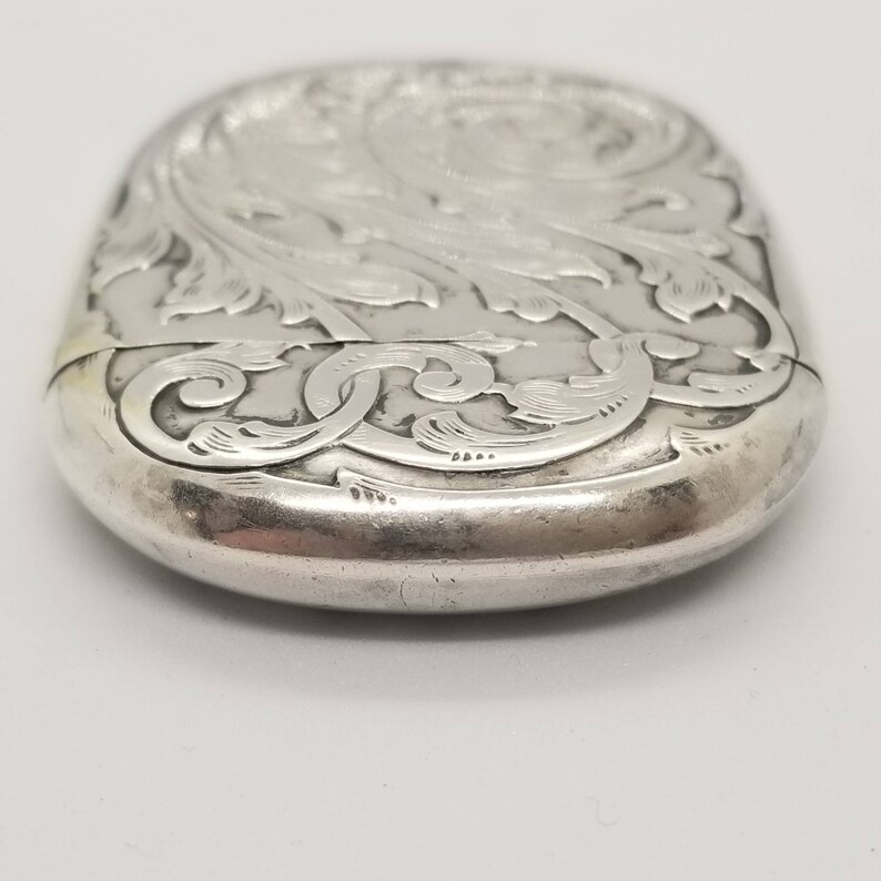 Antique Sterling Silver Lion Passant & Shield Match Safe Vesta - Etsy