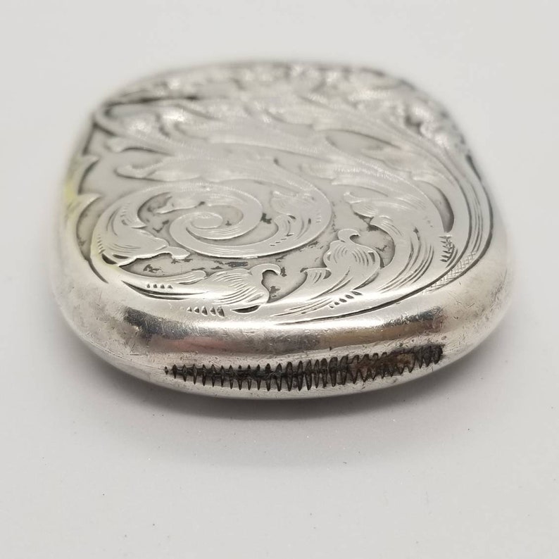 Antique Sterling Silver Lion Passant & Shield Match Safe Vesta Case - Etsy