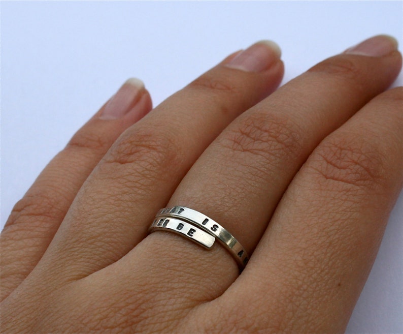 Led Zeppelin Lyric Ring 'What is and what should never Etsy