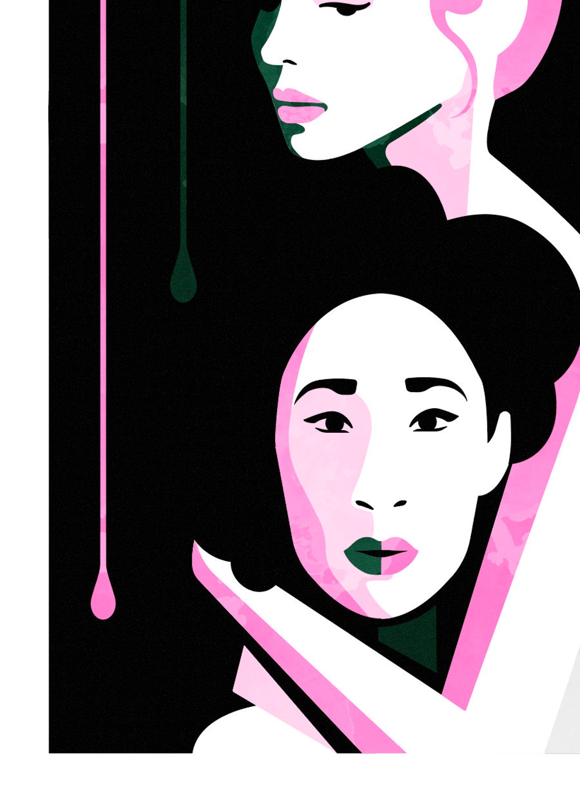 Killing Eve Contemporary Wall Art Print Villanelle Fan Art Etsy UK
