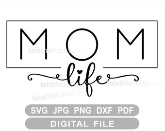 Mom Life svg, Mom life clipart