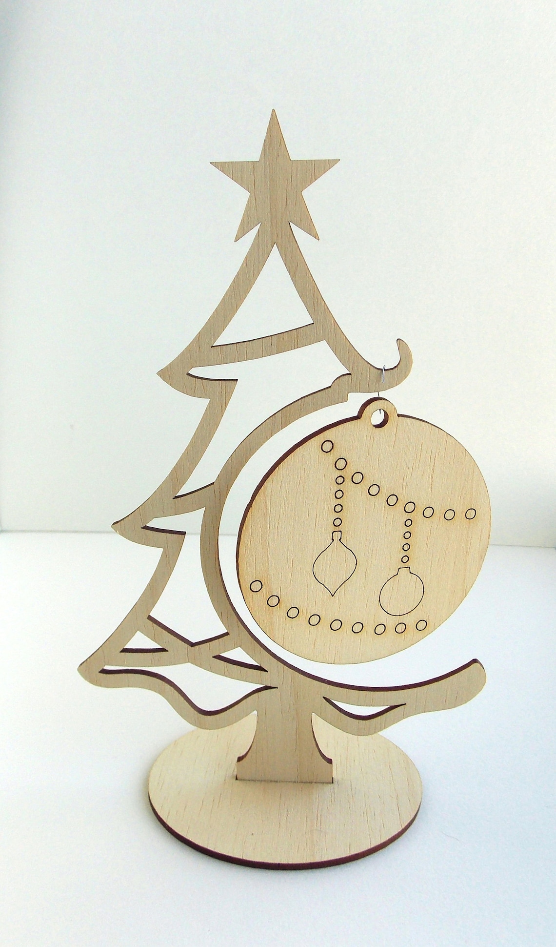 Christmas Ornament Holder Svg File Glowforge Svg Christmas | Etsy Christmas Ornament Holder Svg File Glowforge Svg Christmas | Etsy