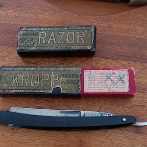 Kropp Straight Razor - Etsy