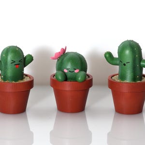 Cute Cactus stl files 3 designs
