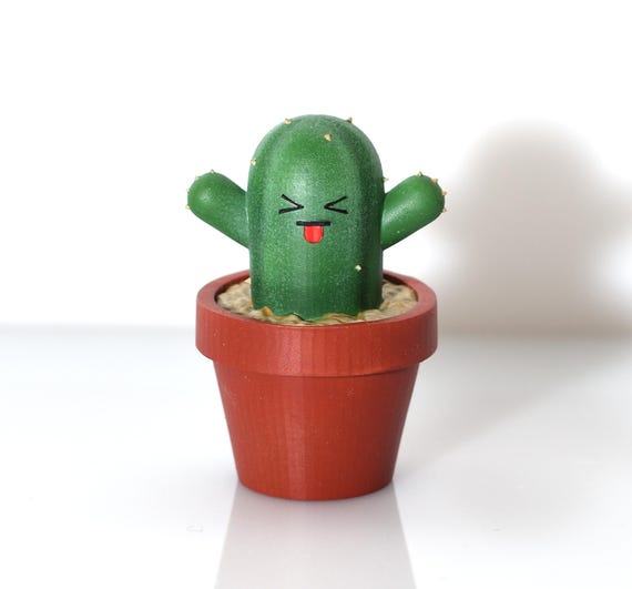 Cute Cactus Stl Files 3 Designs - Etsy