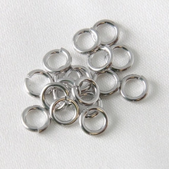 Bright aluminum hotsell jump rings