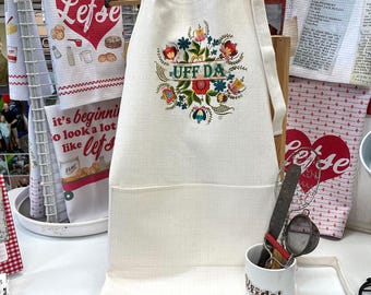 Uff Da Rosemaling Delantal