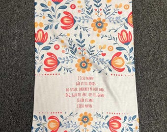 Norwegisches Tischgebetstuch