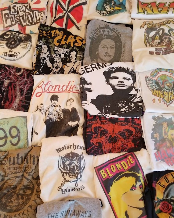 Old band t shirts cheap on sale