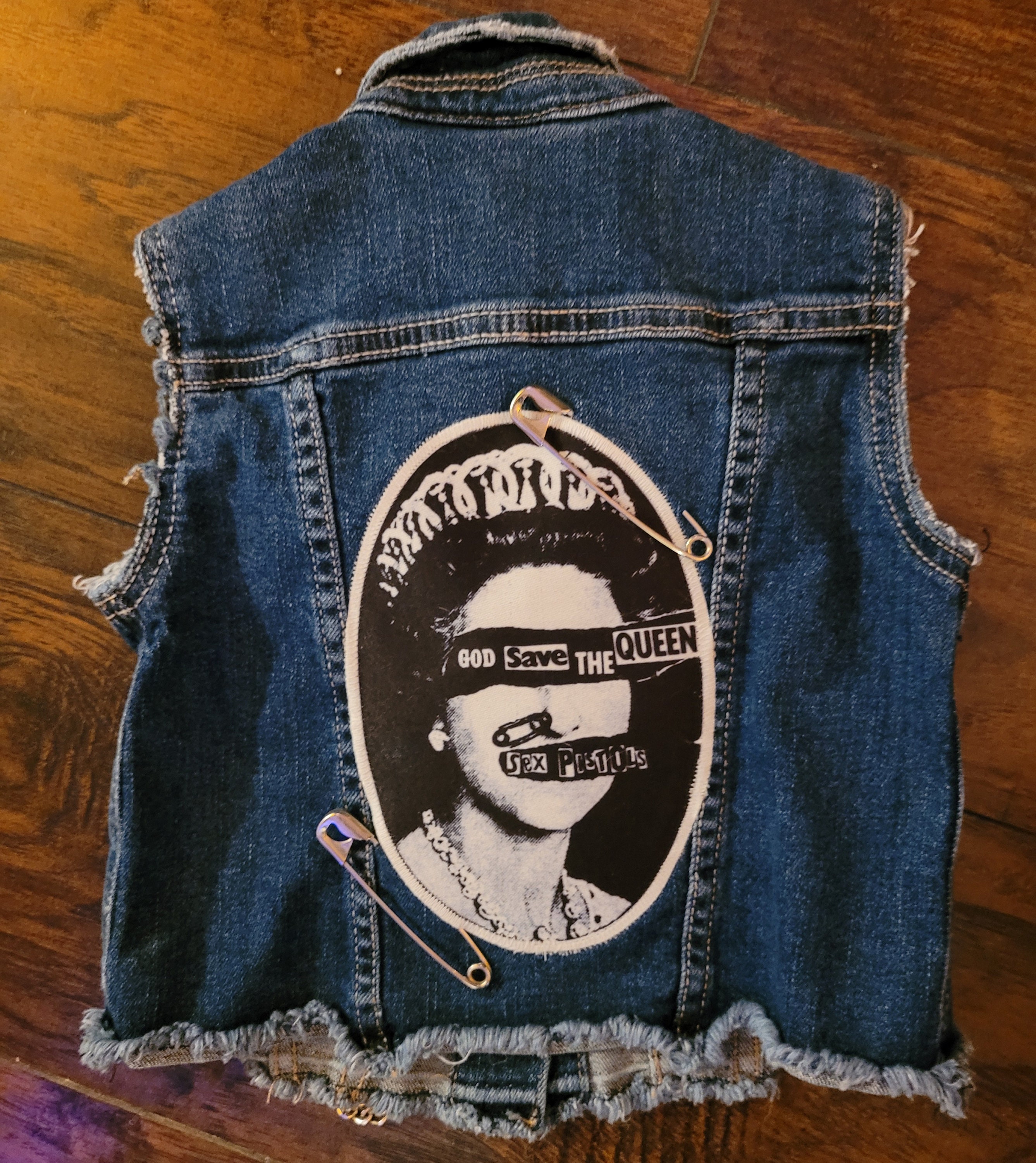Sex Pistols Patch Custom Studded Punk Rock Baby, Toddler Rocker 