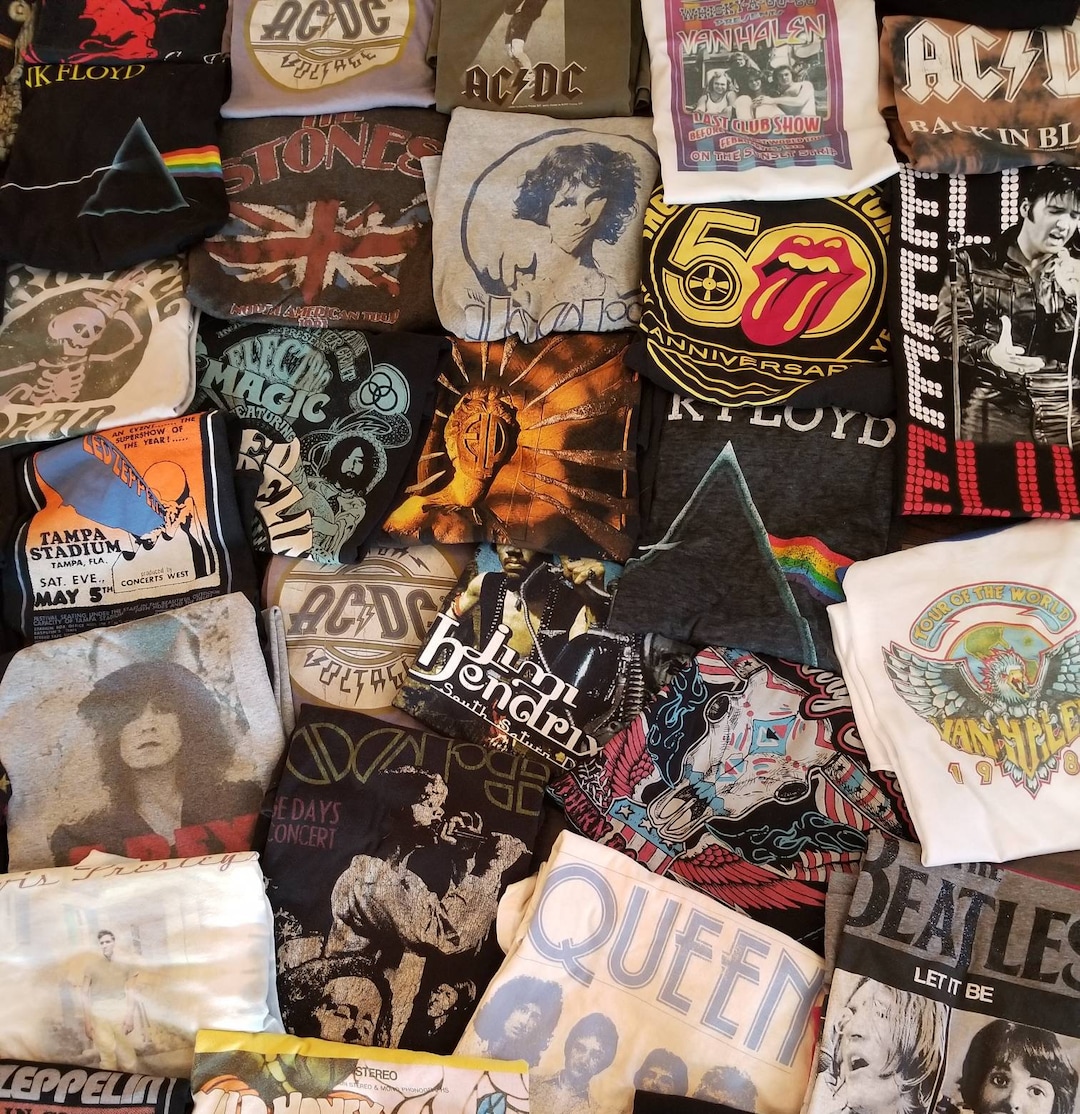 Classic Rock Vintage Band Tshirt Mystery Box, Rock Tshirt, Band Tee