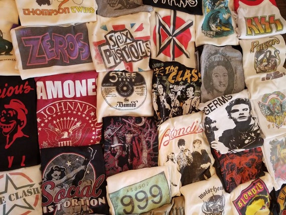 Vintage band t shirts for shop sale