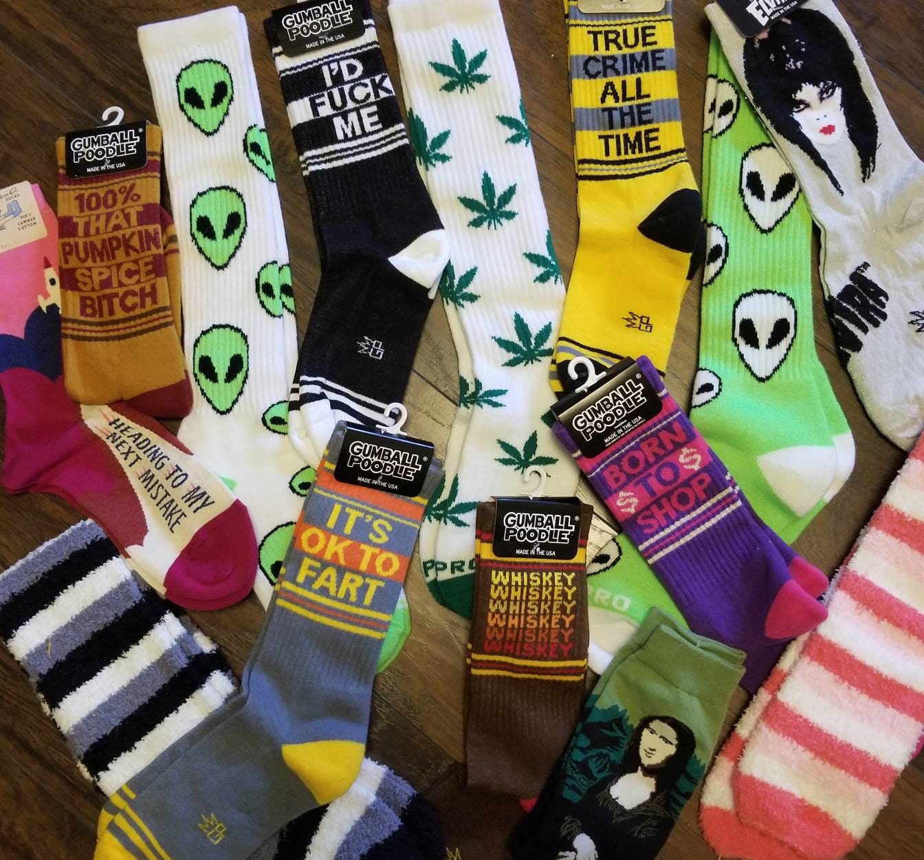 Socks SOCK BOX mystery blind box filled with assorted fun Etsy