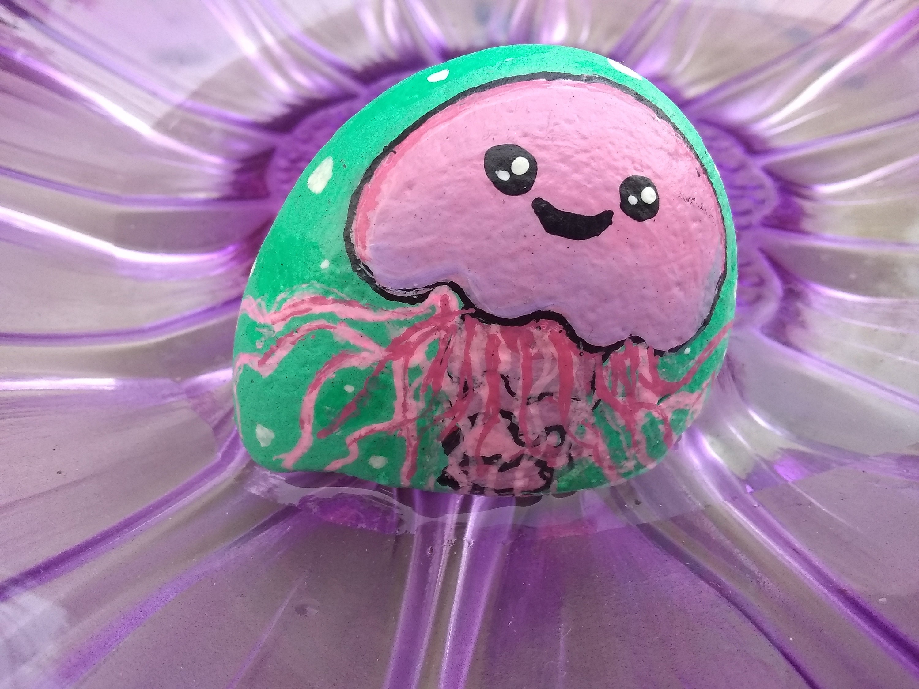 Meerjungfrau Deko Meerjungfrau Kunst bemalte Felsen Strand | Etsy