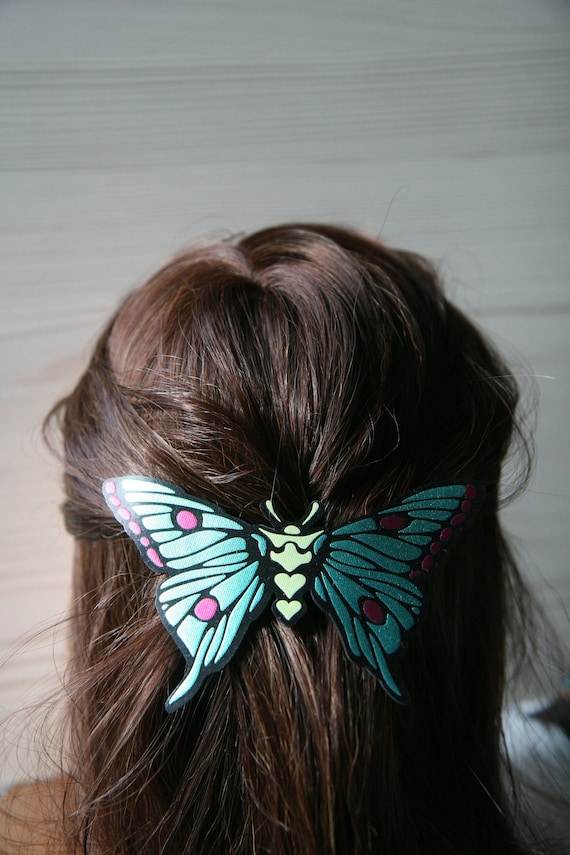 Butterfly Hair Barrette, Hair Clip