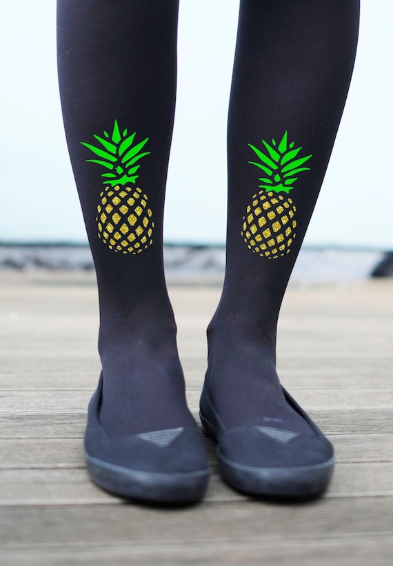 Pineapple Tights - Printed Tights