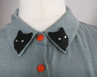 Cat Collar Pins, Brooches, Lapel pins