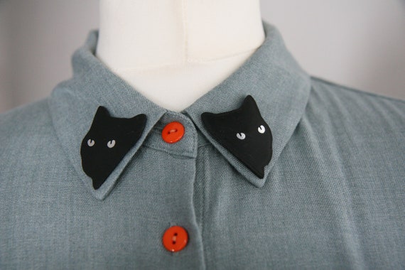 Cat Collar Pins, Brooches, Lapel pins