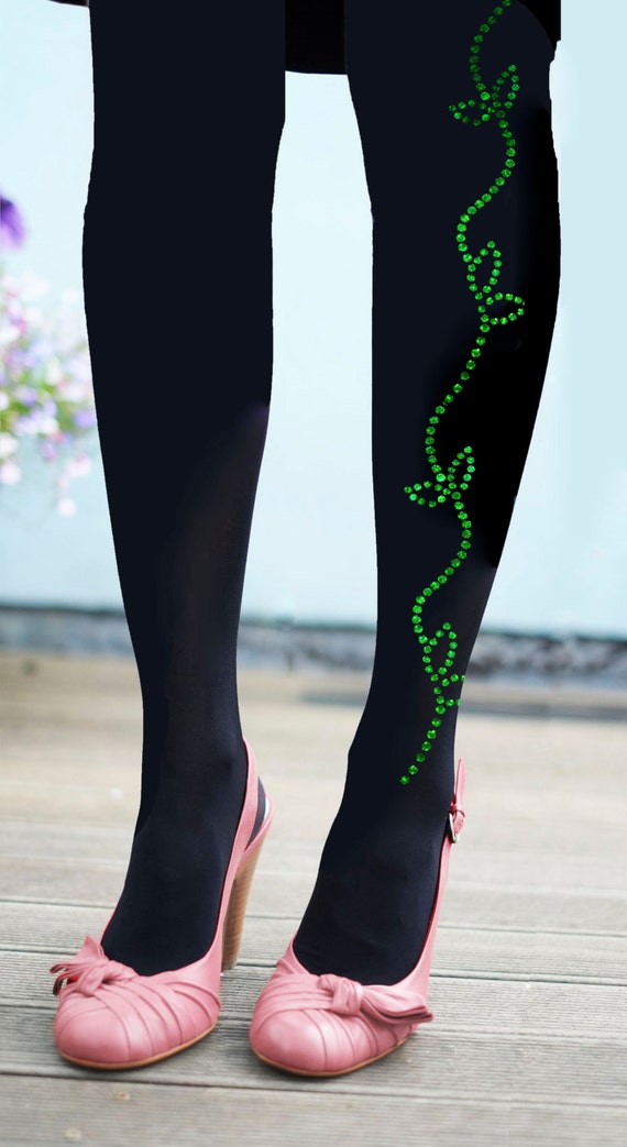 Ivy Tights - Sparkling Crystal Sequins