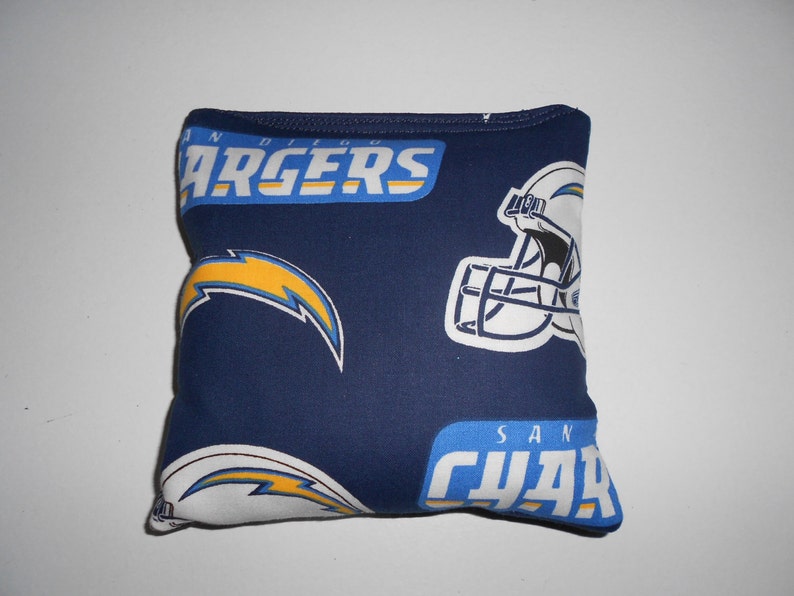 Chargers Corn hole Bags