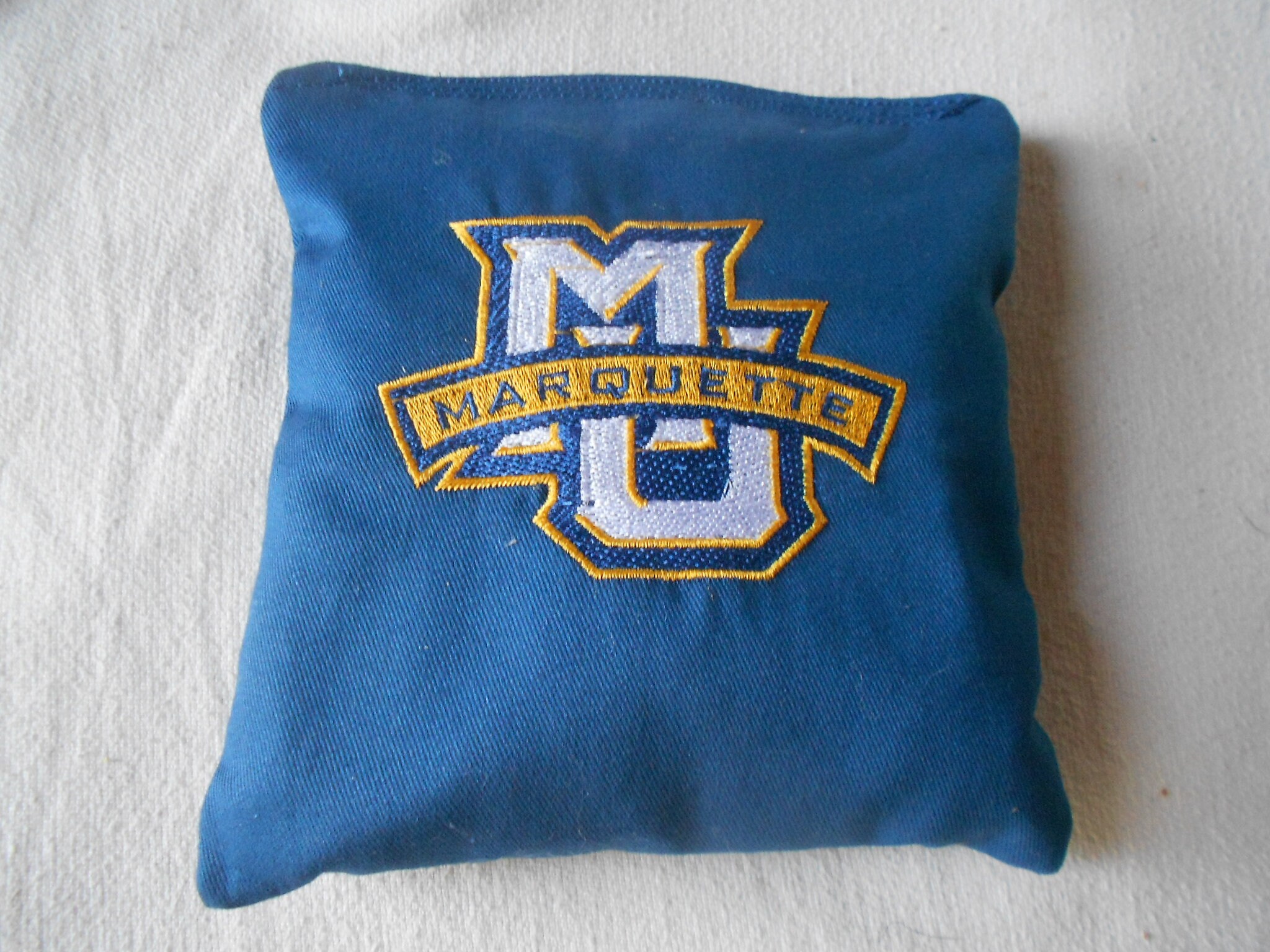 Marquette University Embroidered Corn hole Bags