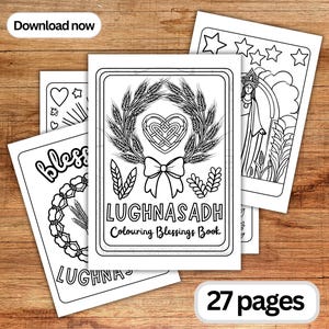 Kleurboek Lughnasadh: afdrukbare heidense familie (pdf)