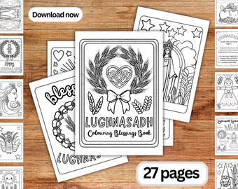 Lughnasadh Coloring Book: Pagan Family Printables (PDF)