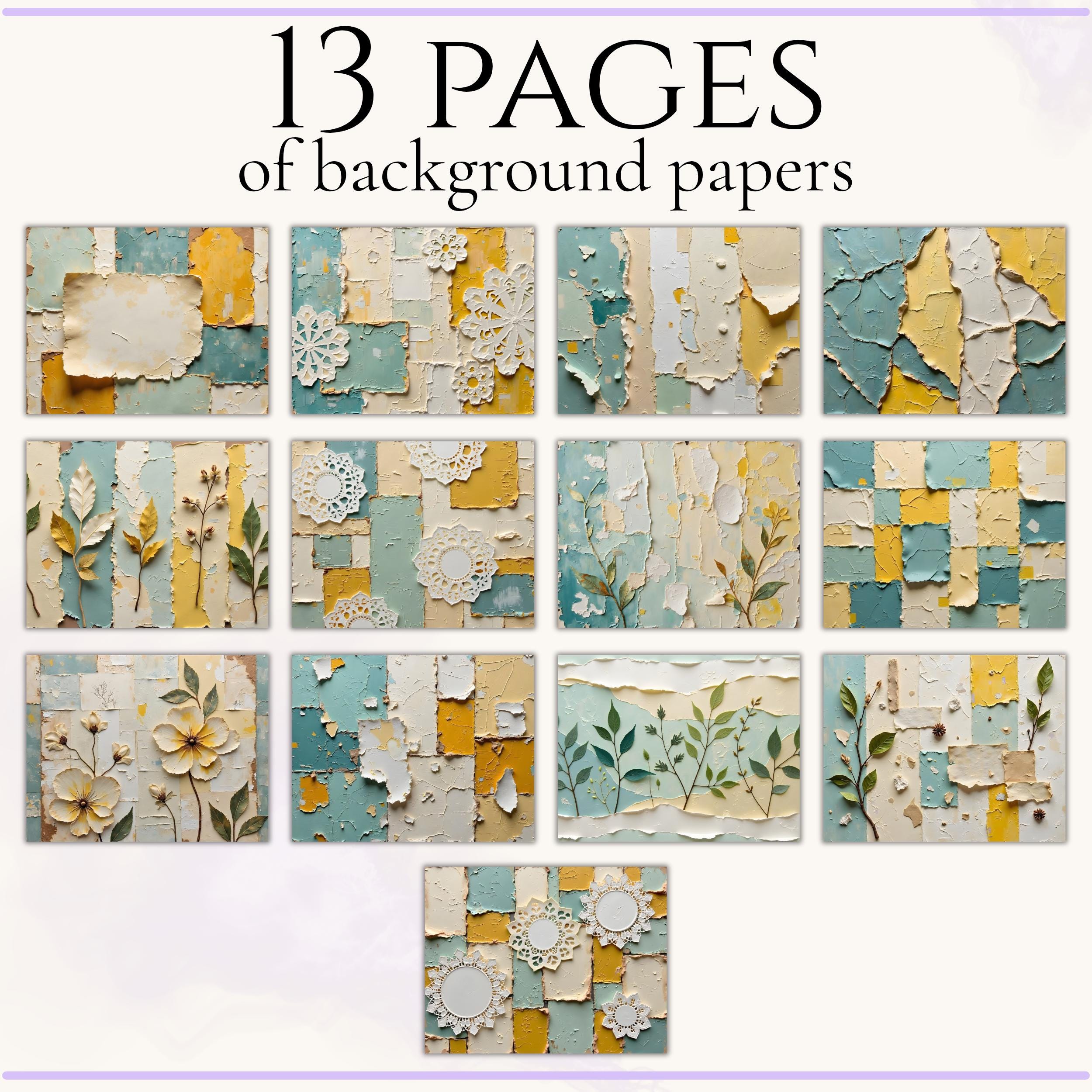 Vintage Junk Journal Charms Printable | Ephemera Circles, Frames (PDF ...