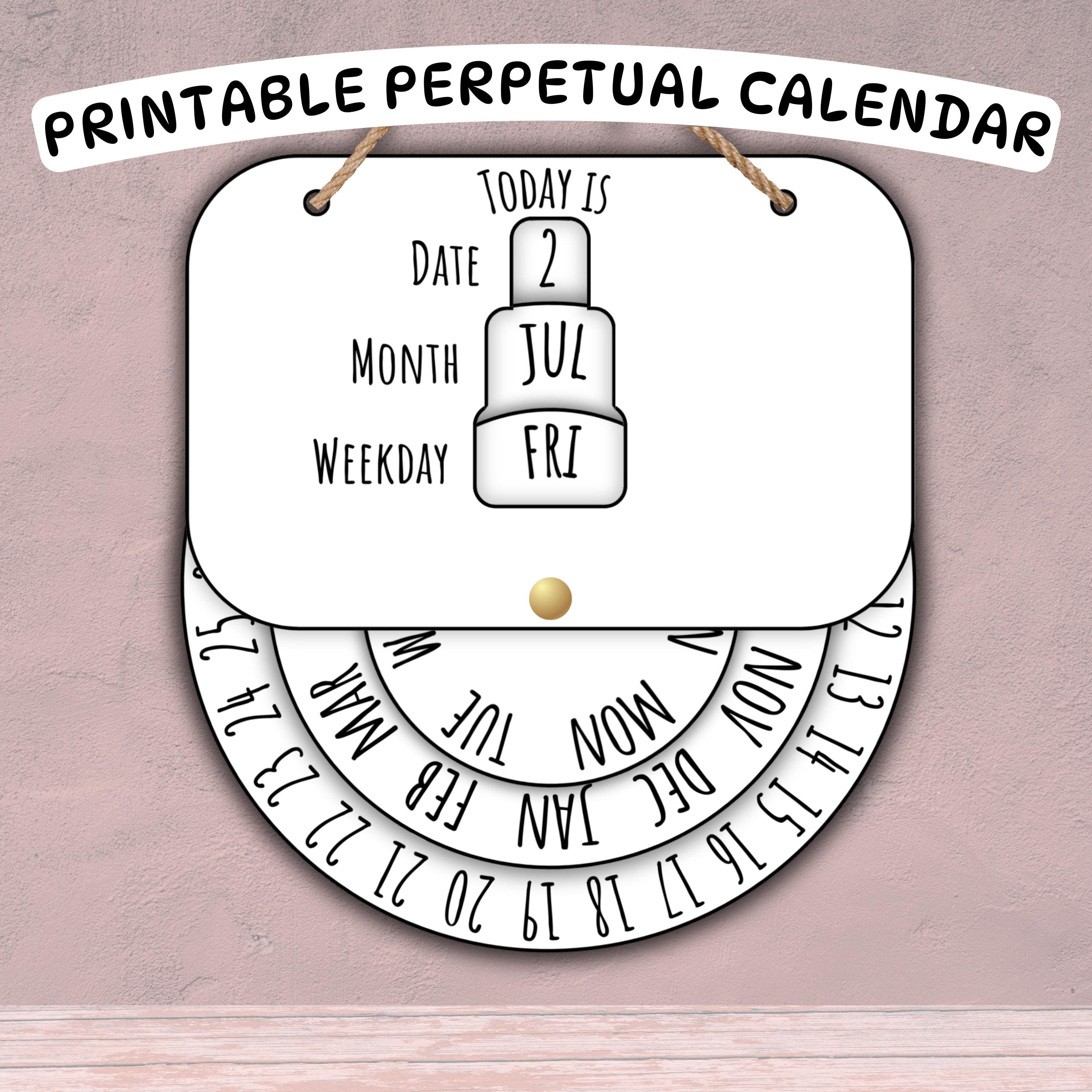 Waldorf Perpetual Calendar - Etsy
