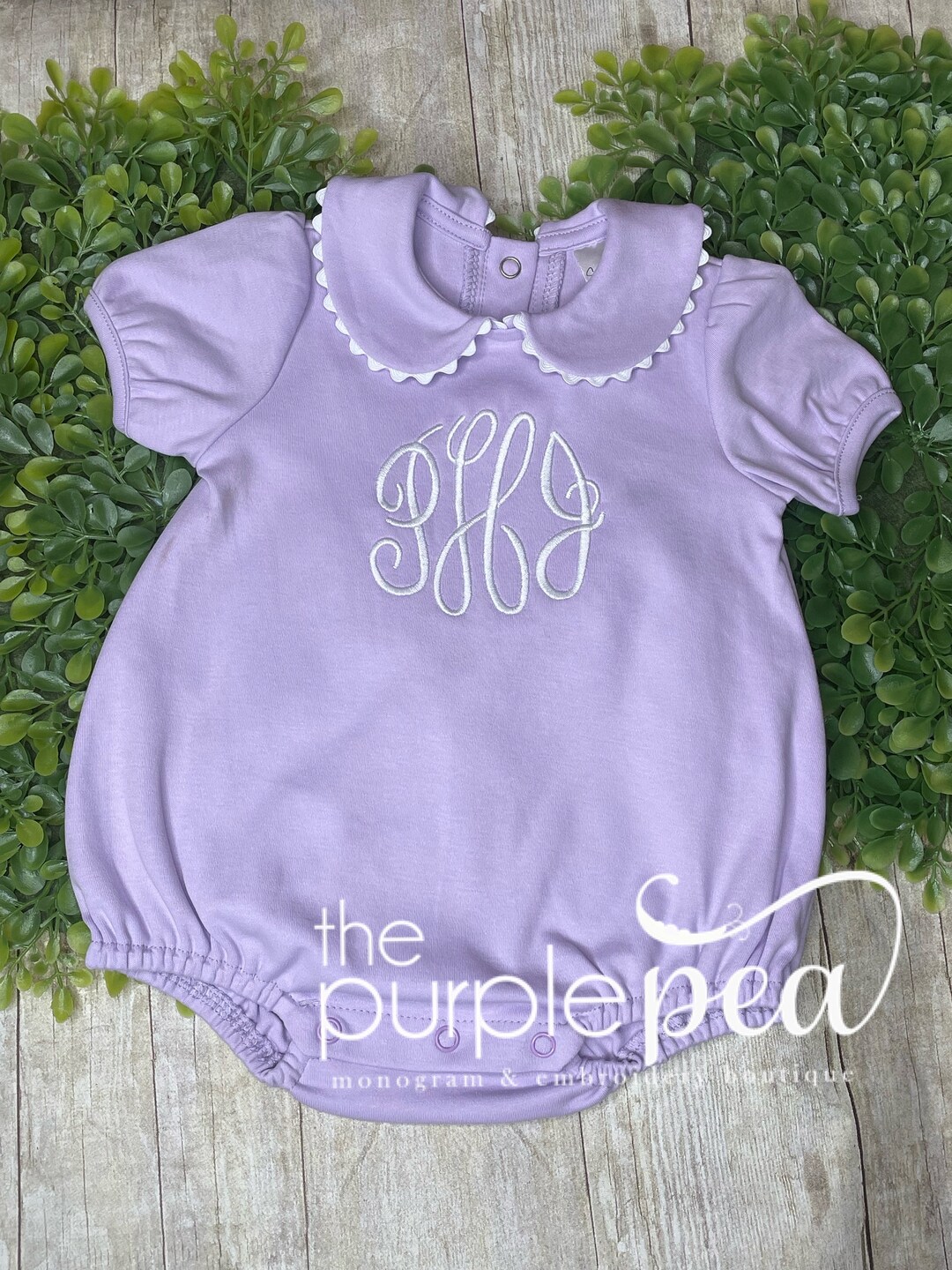 Christmas Tree Monogram- Girls Bubble