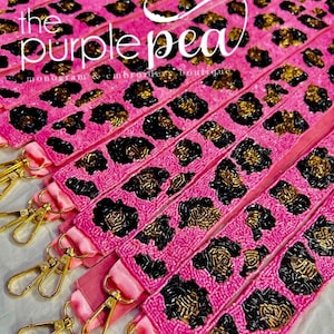 Beaded Purse Strap, Game Day, Purse Strap for Clear bag