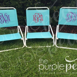 Monogrammed Beach Chair, Beach Chair, Sand Chair, Lounge Chair, Monogrammed, birthday , graduation, 2018
