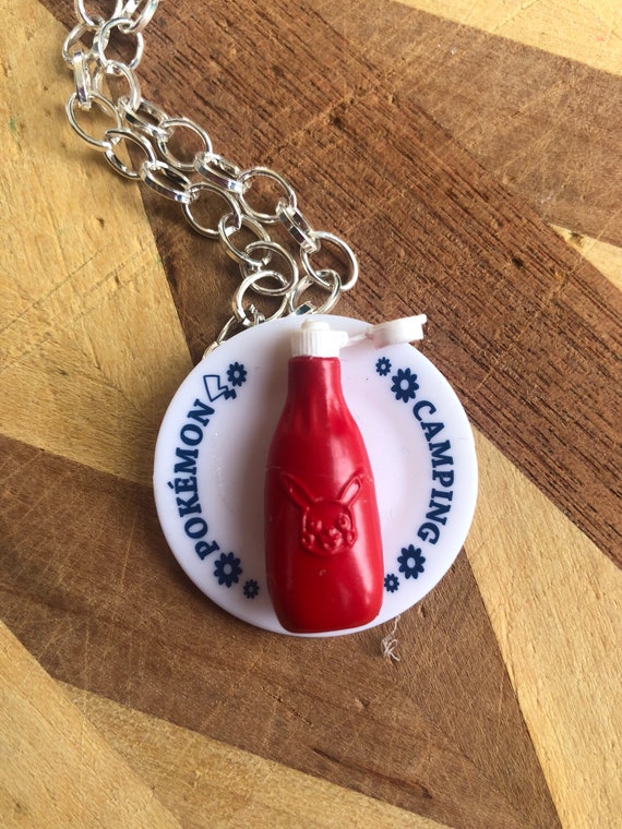 Pikachu Ketchup Necklace Etsy