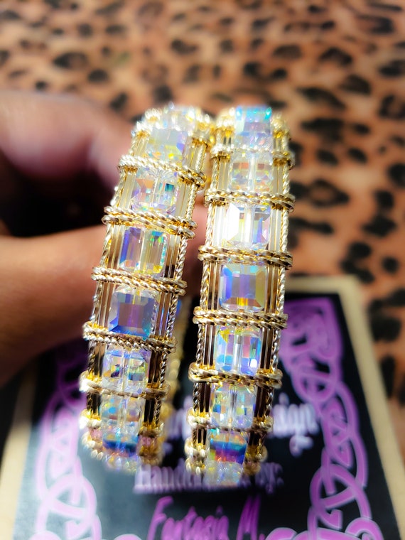 Best Selling Swarovski Crystal Bangle handmade Jewelry wire