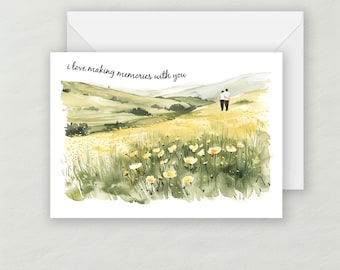 Making Memories Love Greeting Card | Recycled Eco-friendly Cardstock