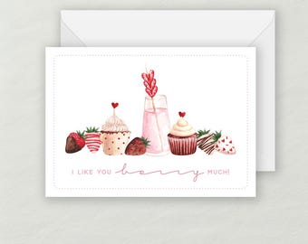 Sweet Treats Love Greeting Card | Recycled Eco-friendly Cardstock
